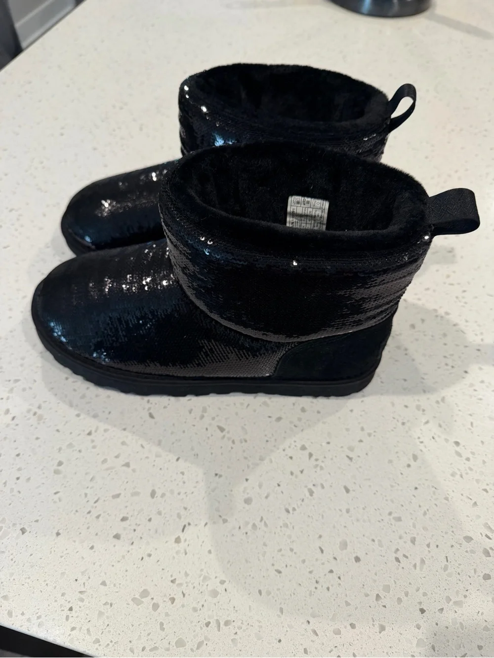 UGG Classic mini mirror ball boot